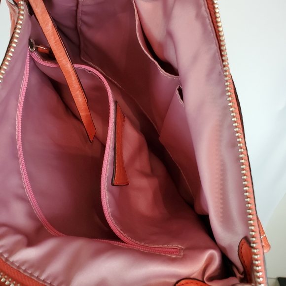 Tangerine Coach Hand Bag - Picture 8 of 8